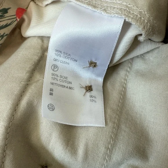 Tommy Bahama Men's Classic Off White Pants Silk Cotton Blend - Picture 4 of 6